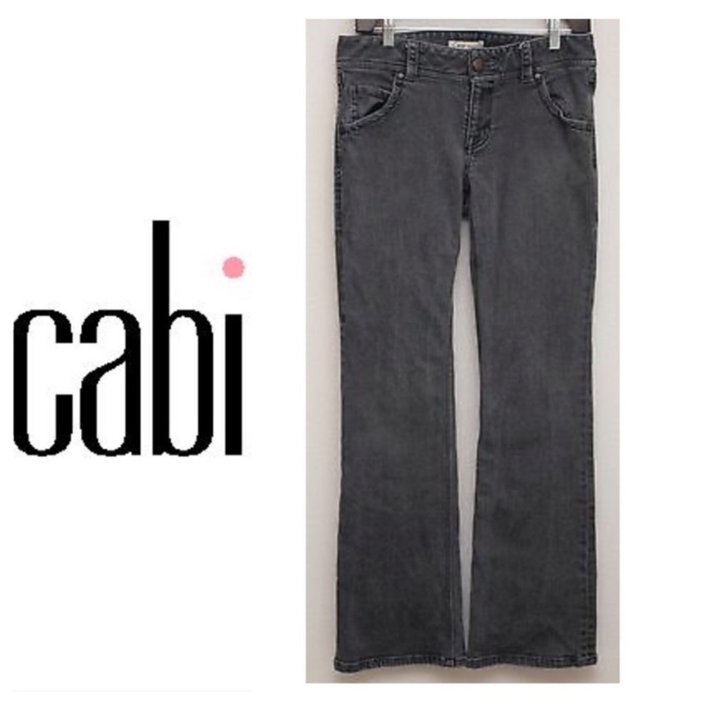 CAbi Women's Charcoal Flare Jeans